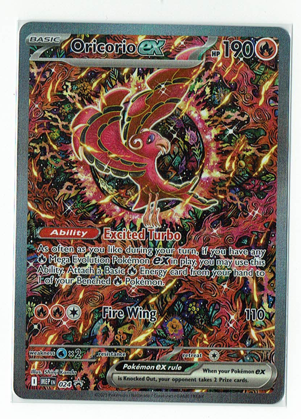 POKEMON MEP EN ME BLACK STAR PROMO #024 ORICORIO EX