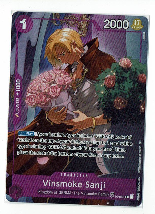 Vinsmoke Sanj Treasure Rare TR #063 2025 One Piece TCG OP12 EN