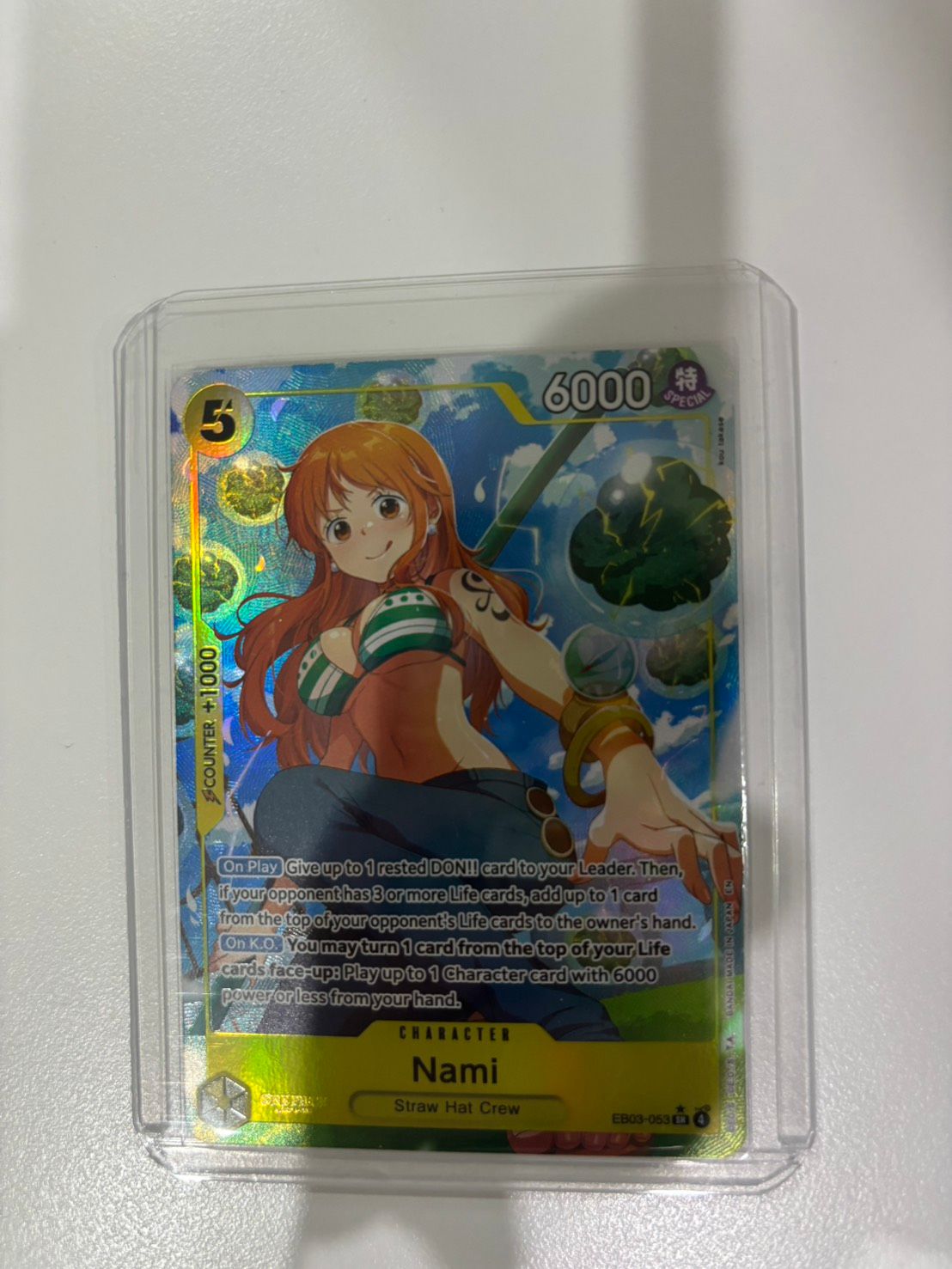 2026 ONE PIECE EB03-HEROINES EDITION ALTERNATE ART #053 NAMI